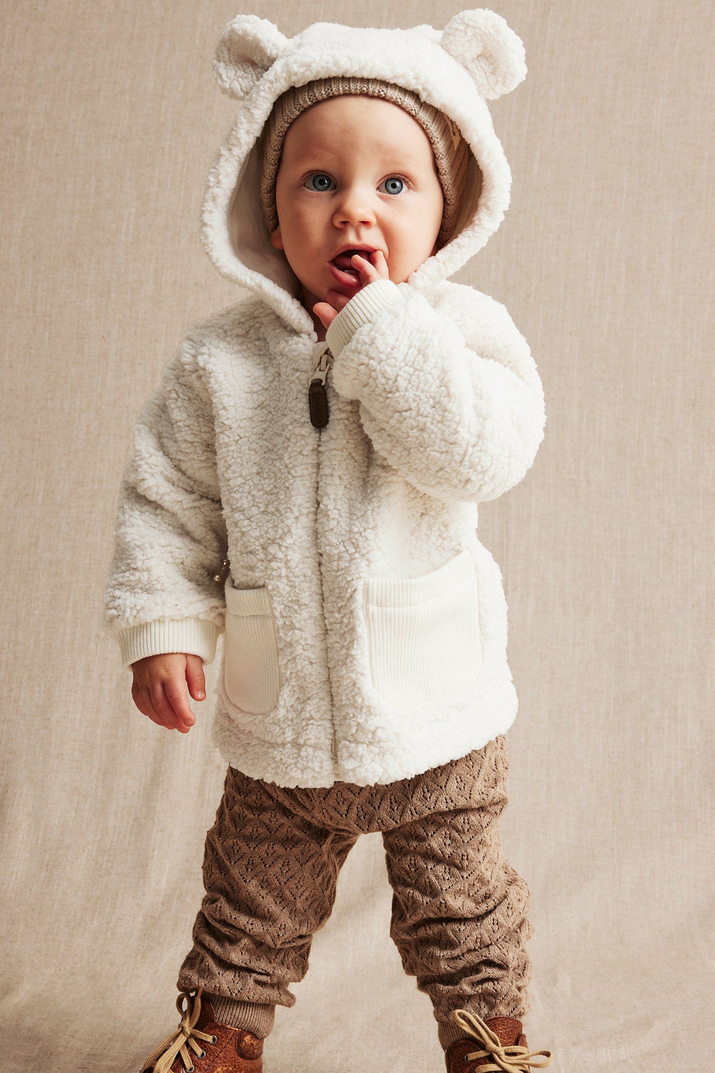 Teddy fur jacket | White | Baby | Newbie