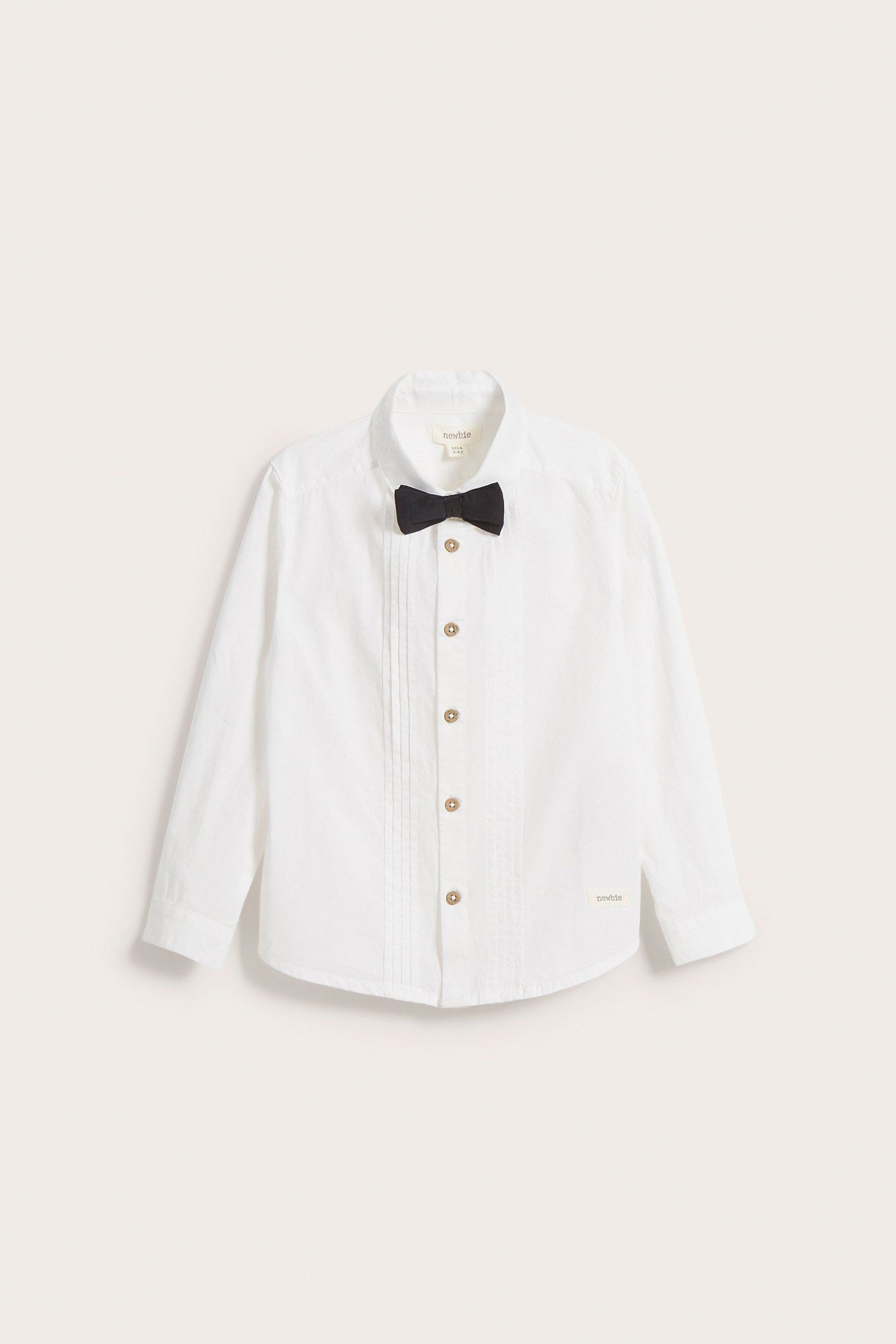 Tuxedo bow tie shirt | Off-white | Kids | Newbie