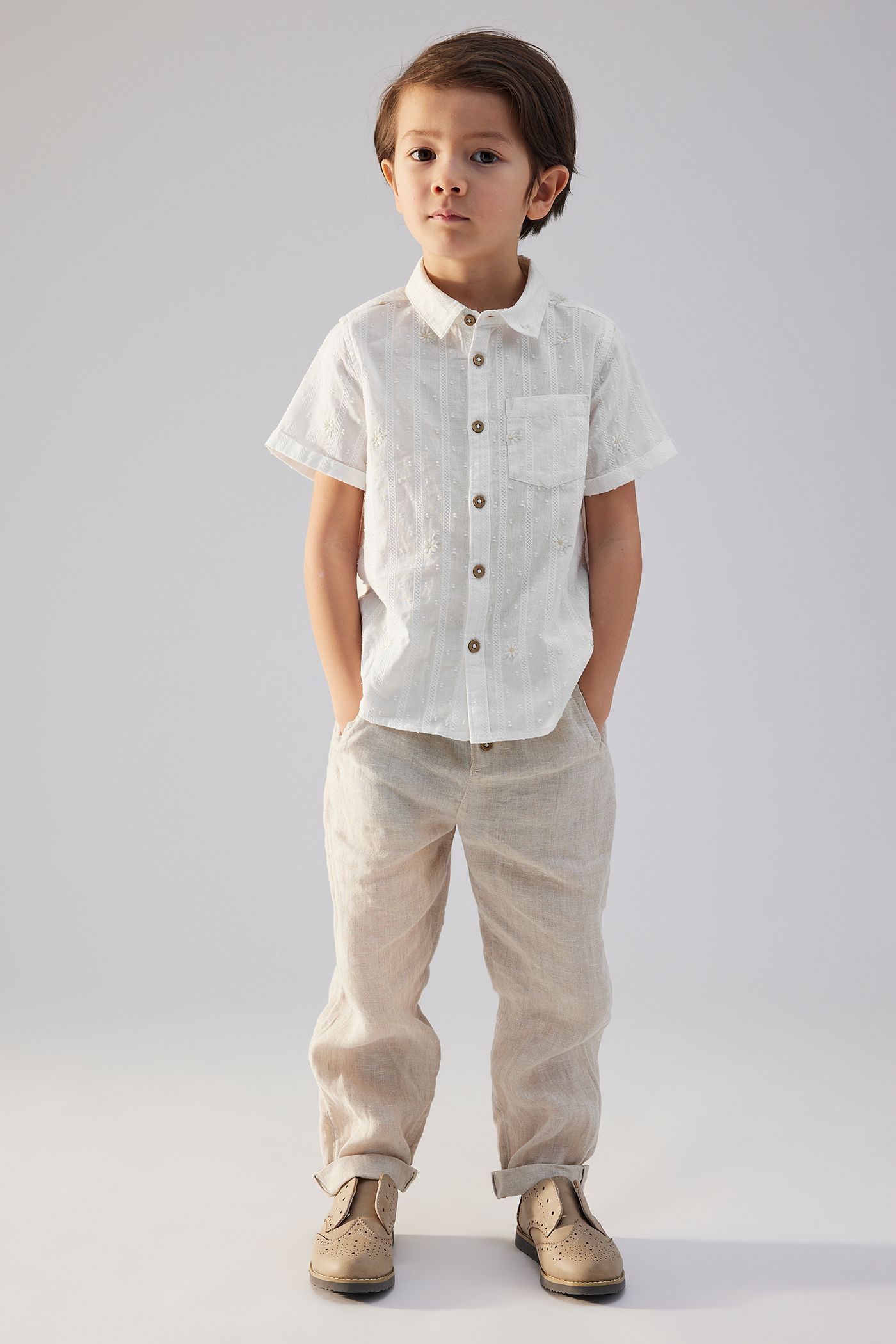 Short sleeve shirt | Off-white | Kids | Newbie