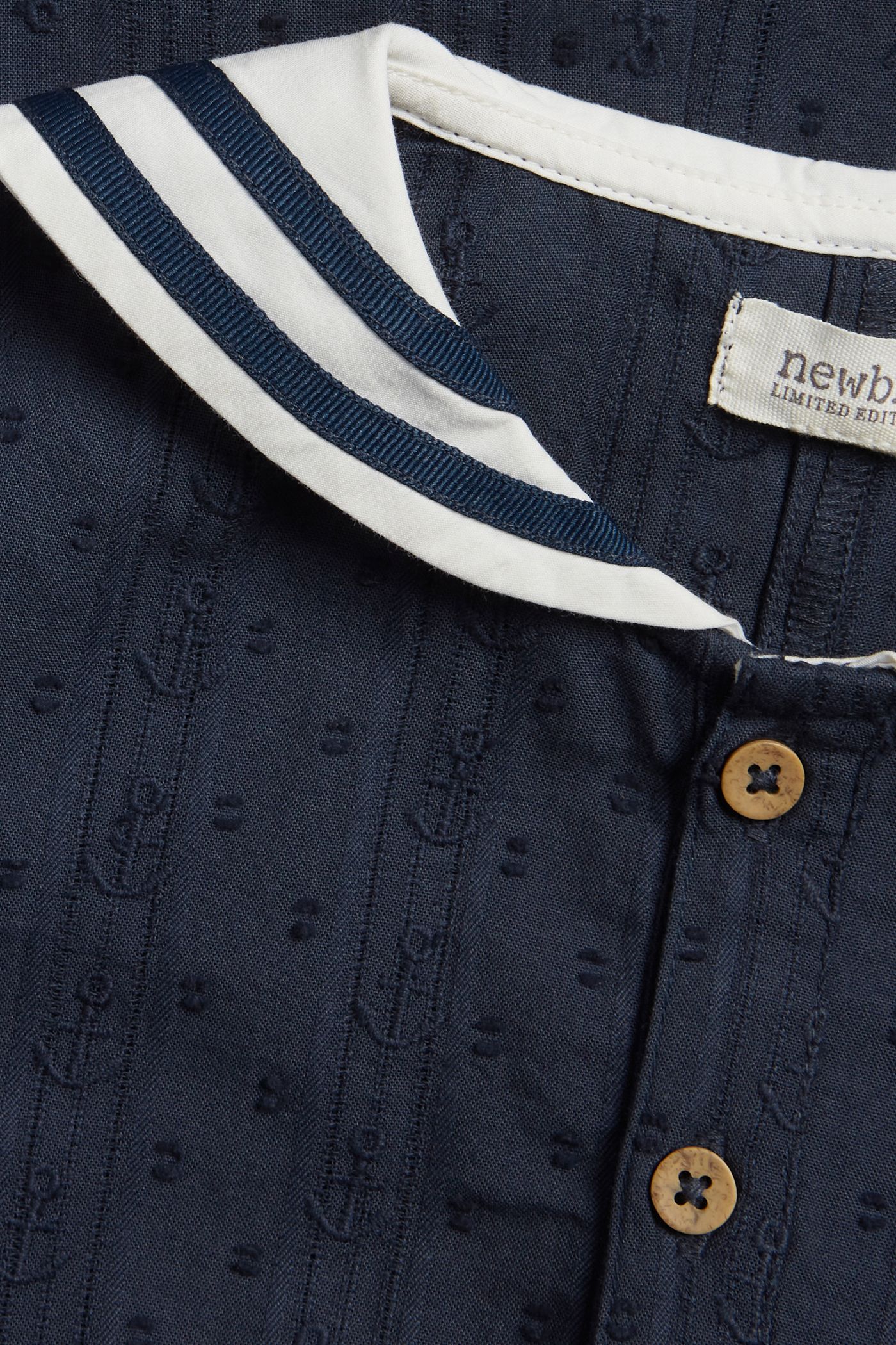 Playsuit with sailor collar | Dark blue | Baby | Newbie