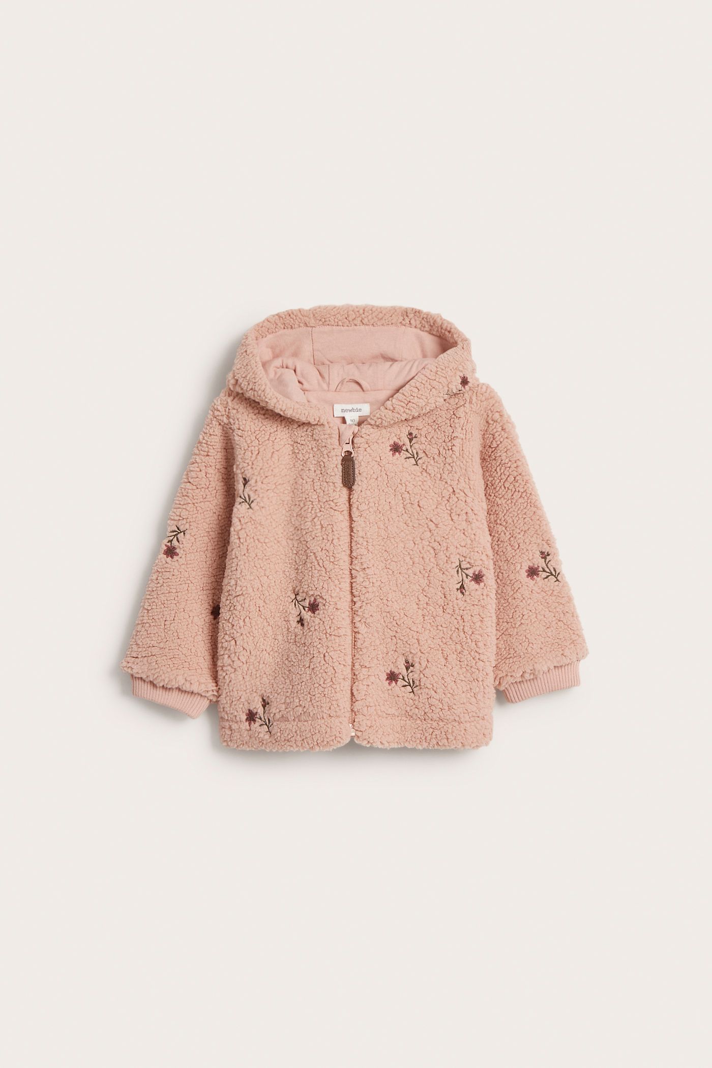 Floral pile jacket | Pink | Baby | Newbie