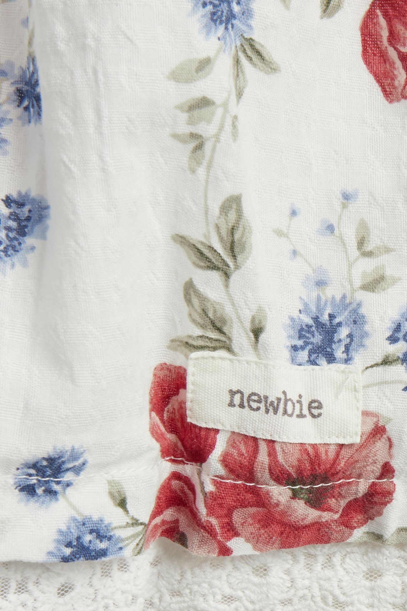 white dress with red and blue flowers Woven floral | Off-white | Baby Girl_Tulle_Dress KissProm Hot Pink A Color:Ivory(photo color ) White and Blue Tulle