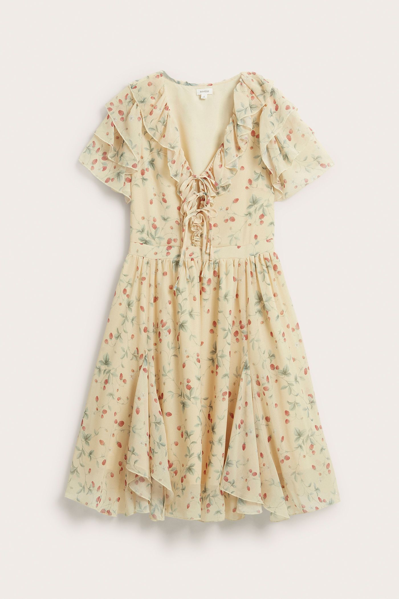 Chiffon dress from Newbie Woman | Yellow | Kids
