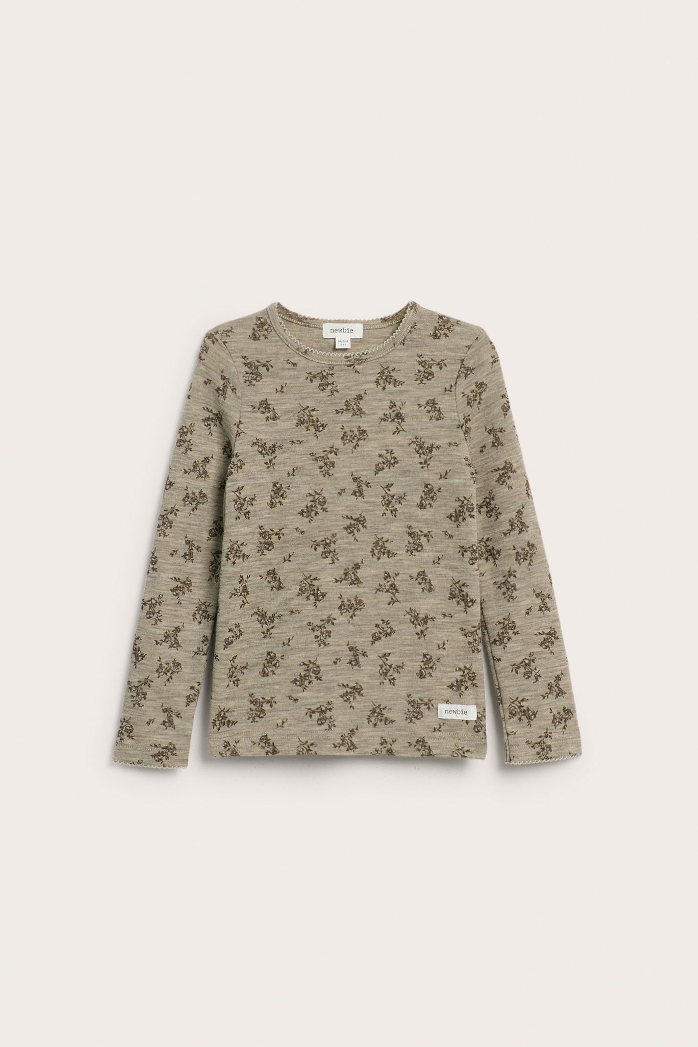 Long sleeve waffle T-shirt | Off-white | Kids | Newbie