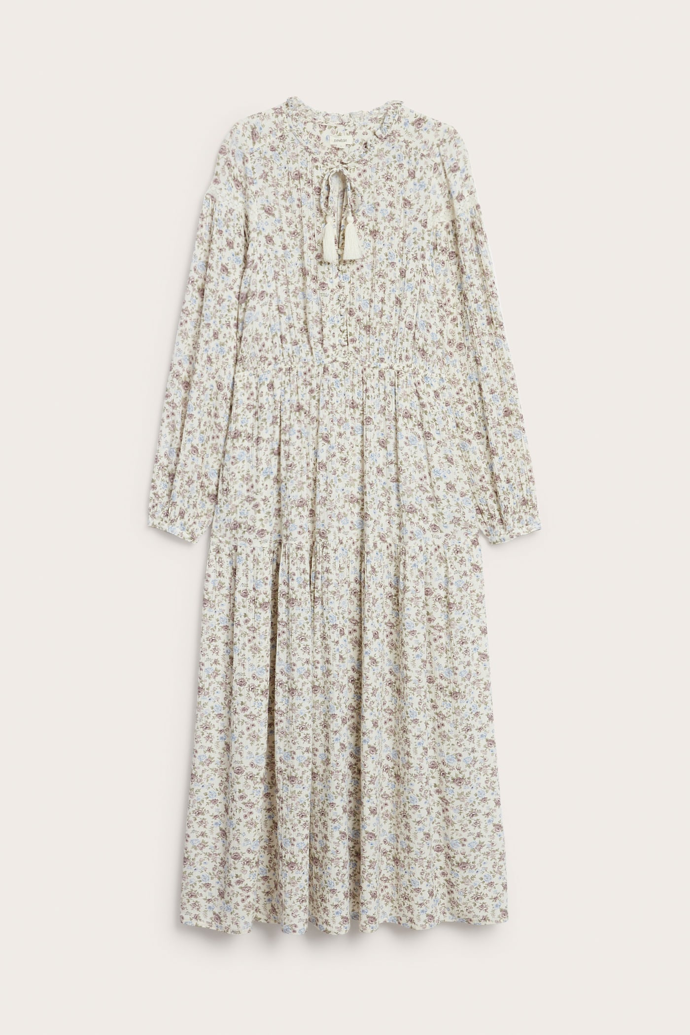 Ditsy floral dress with lace | Off-white | Baby | Newbie Ditsy floral dress with lace | Off-white | Baby | Newbie