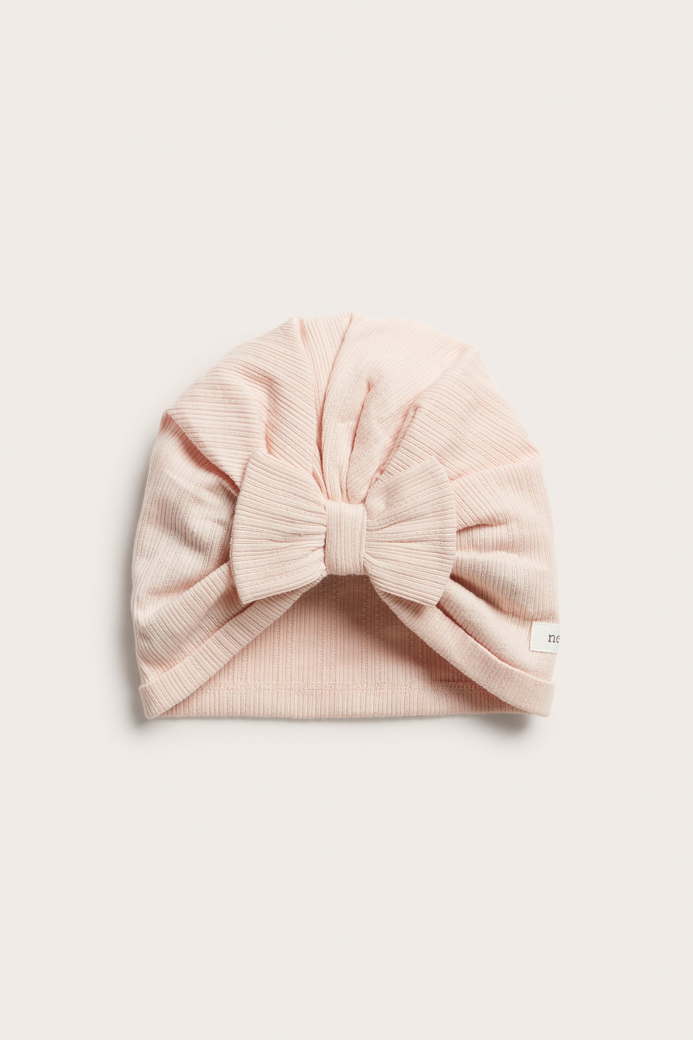 Hat with tie cords and ears | Light beige | Baby | Newbie