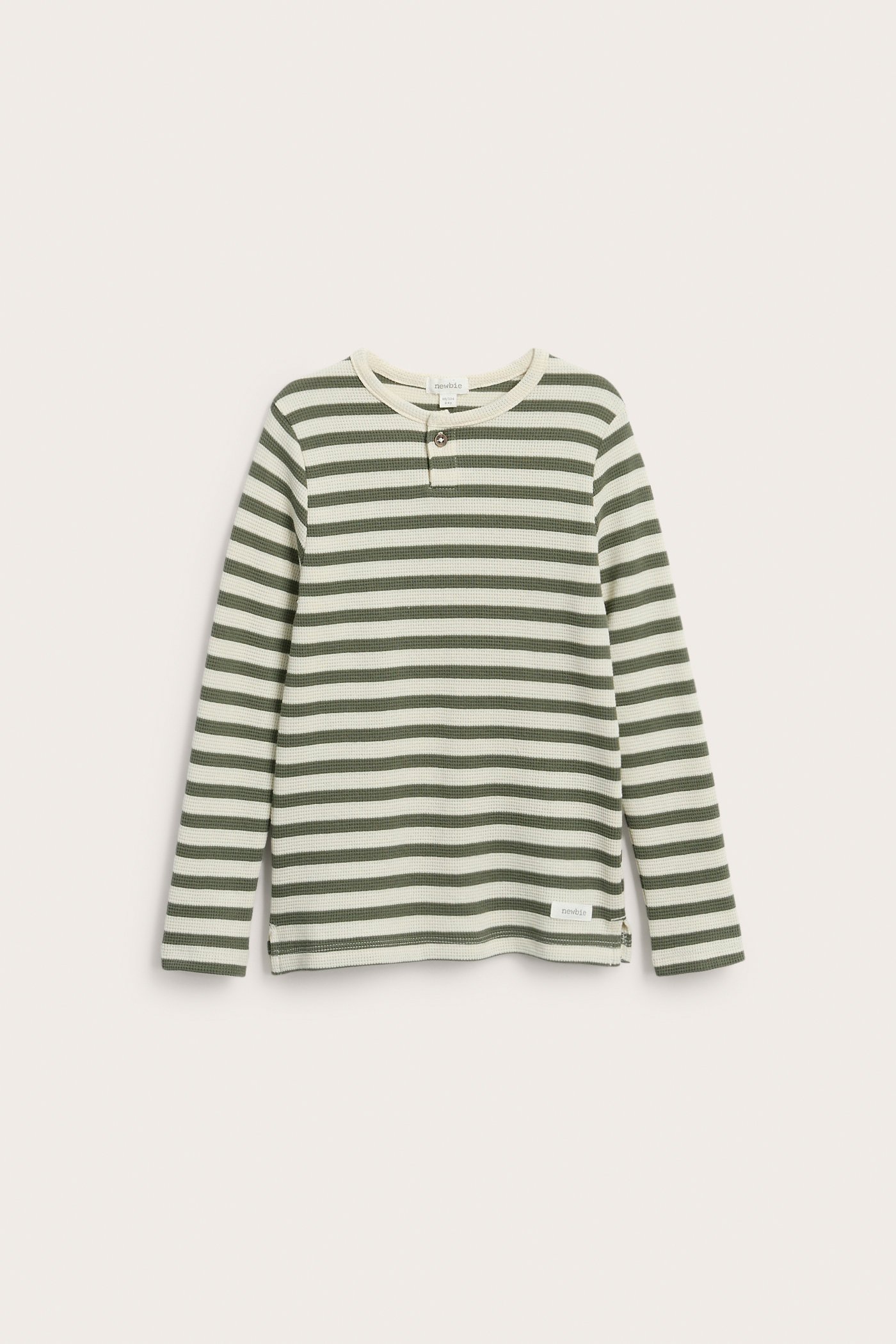 Long sleeve waffle T-shirt | Off-white | Kids | Newbie