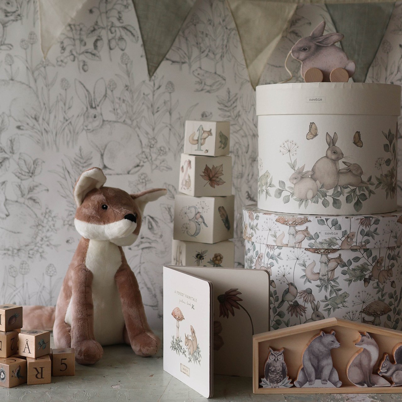 Gifts boxes and soft toys