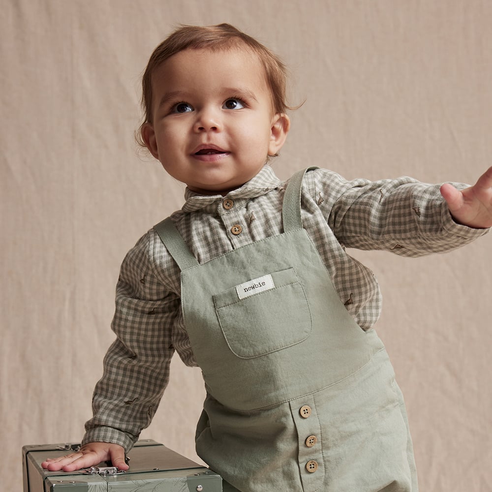 Boy in checked shirt