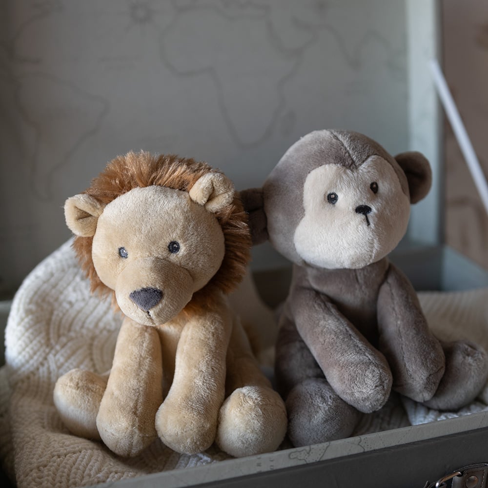 Lion and ape soft toy