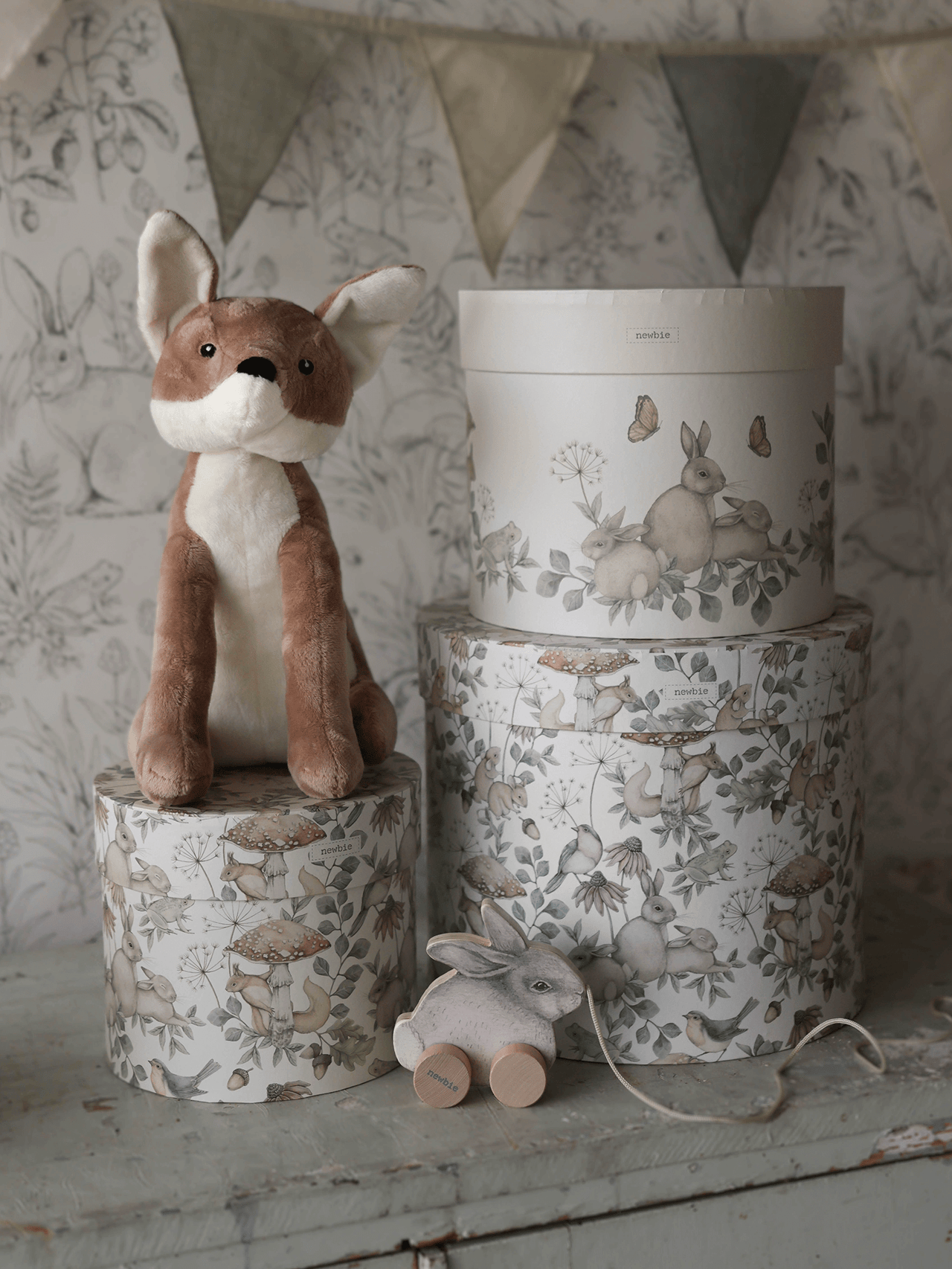 Storage boxes and children's toys