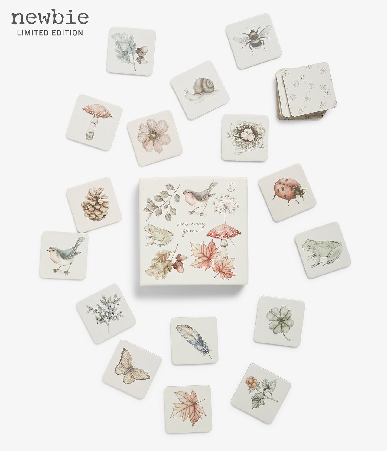 Memory game with forest print - Off-white - 1