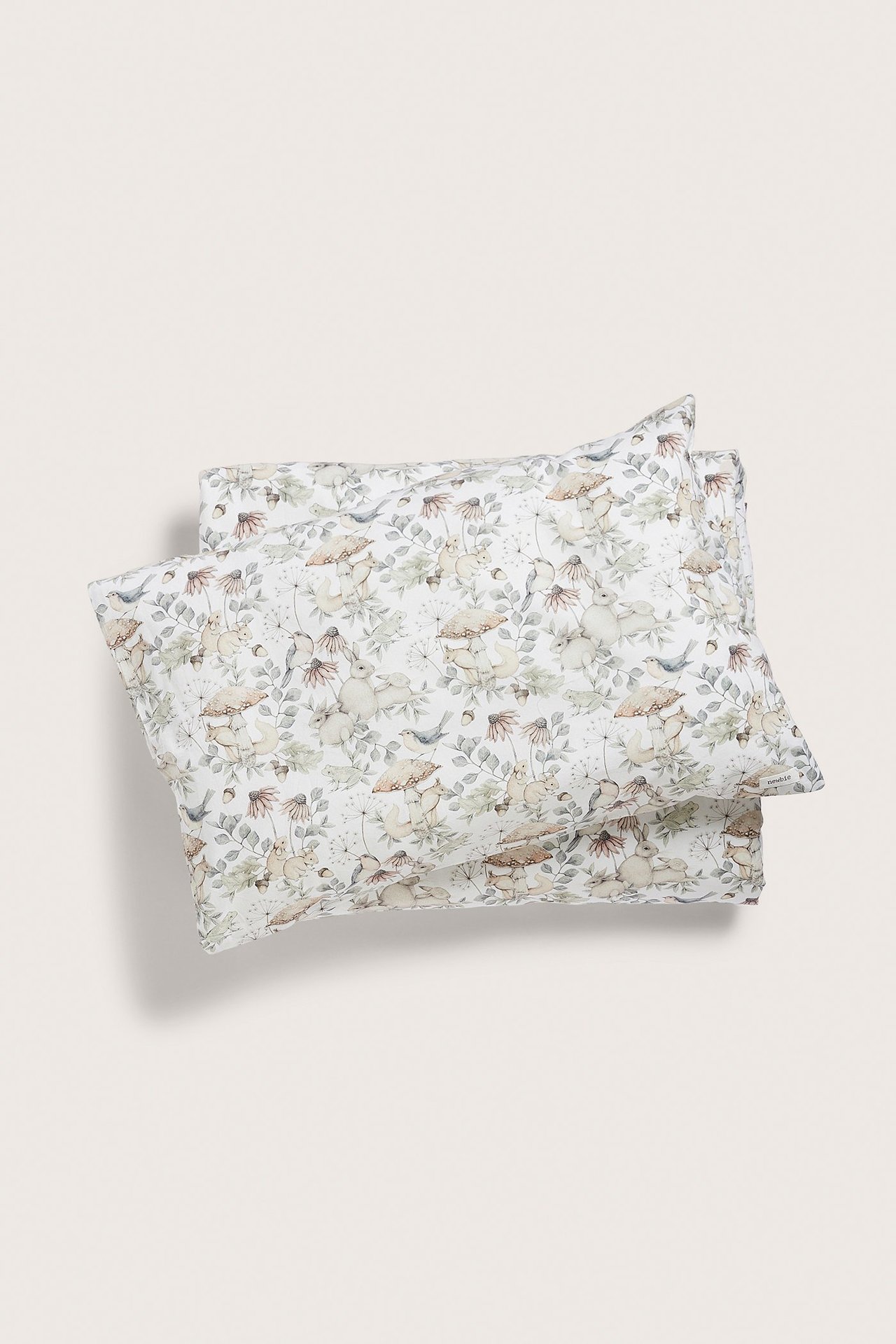 Bettwäsche-Set mit Waldmotiv 80x100