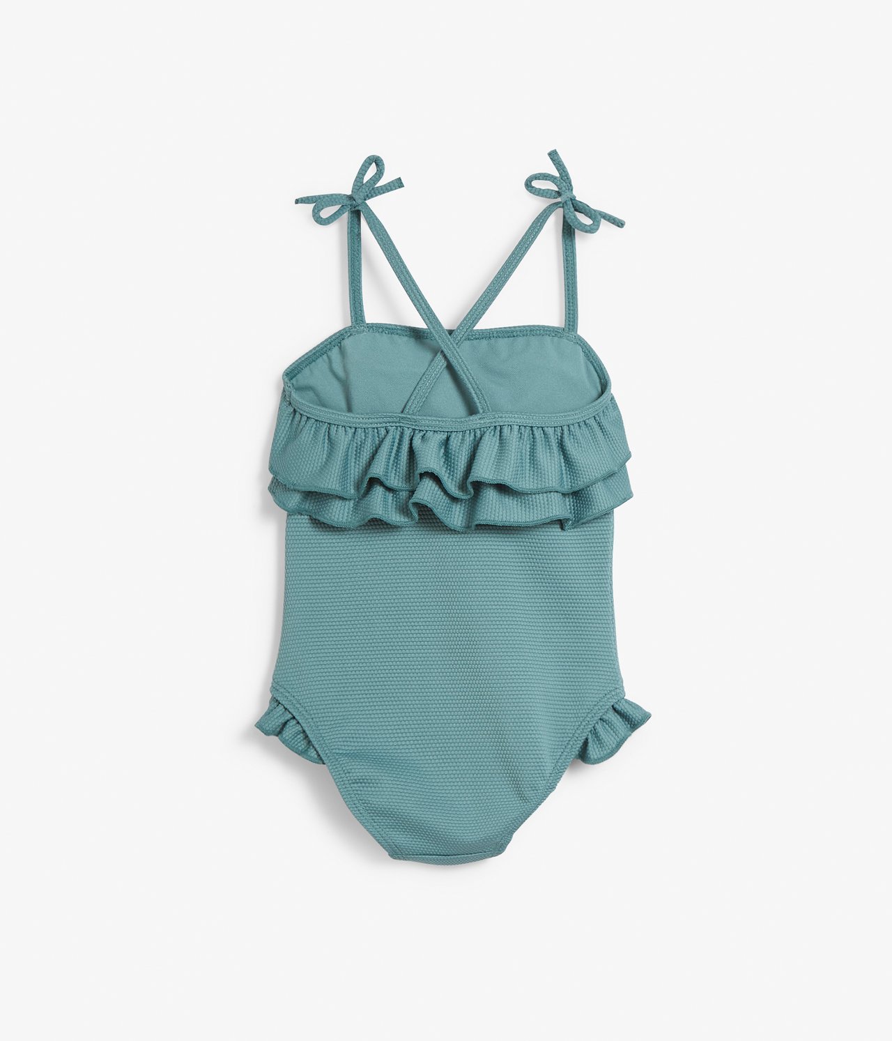 Baby green frill swimsuit - Light green - 3