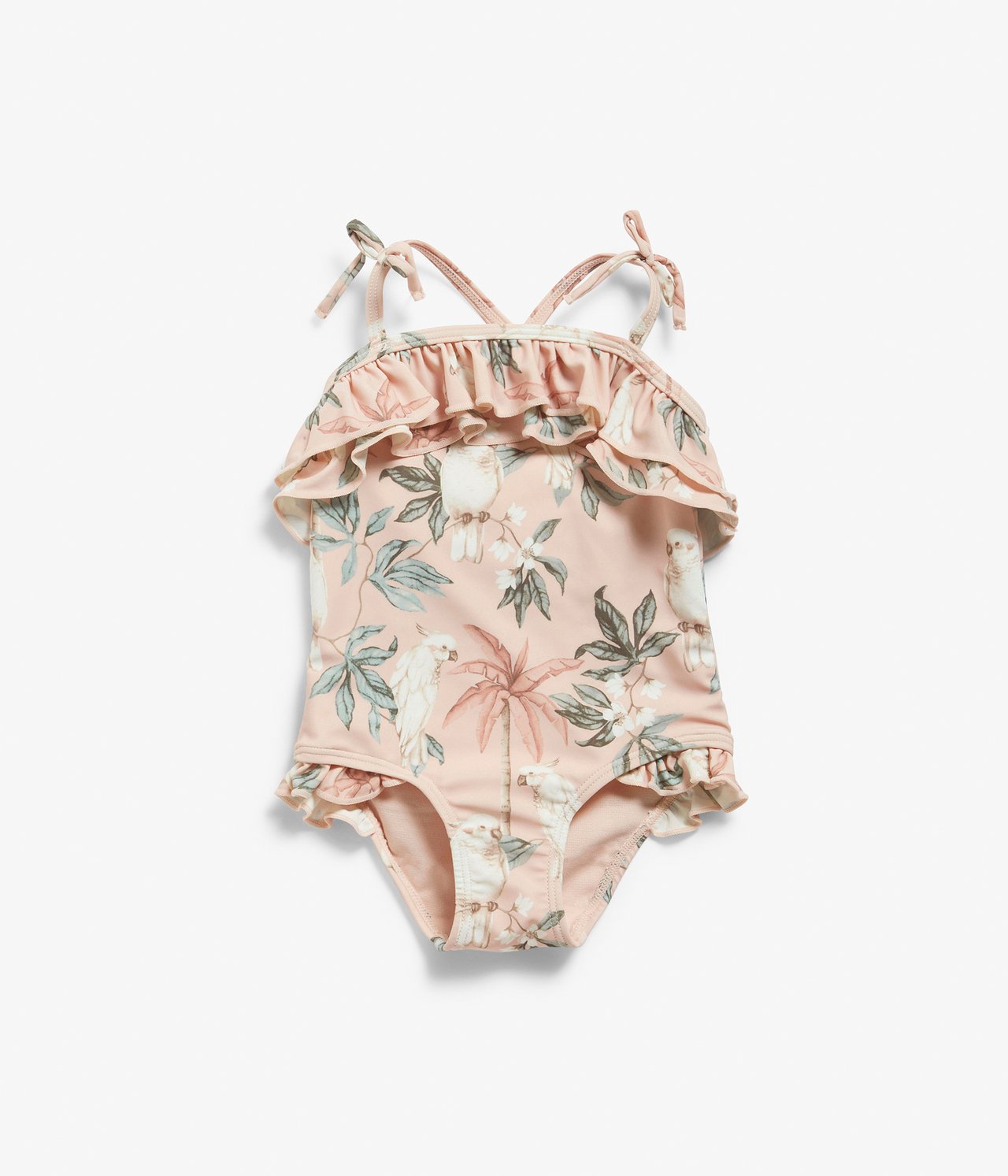 Baby pink tropical swimsuit - Rosa - 2