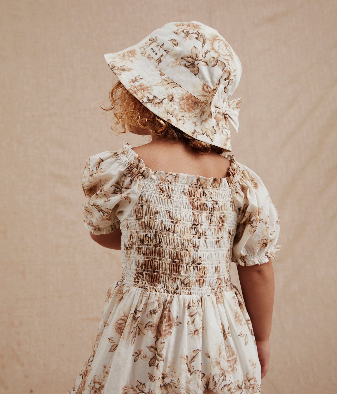 Baby & Kids floral sun hat with bow - Naturweiß - 1