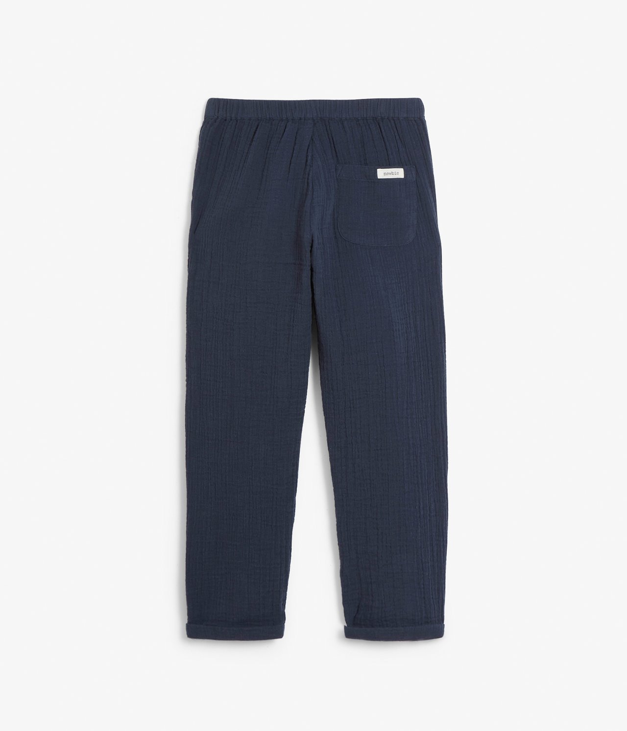 Kids blue crêpe trousers - Dunkelblau - 6