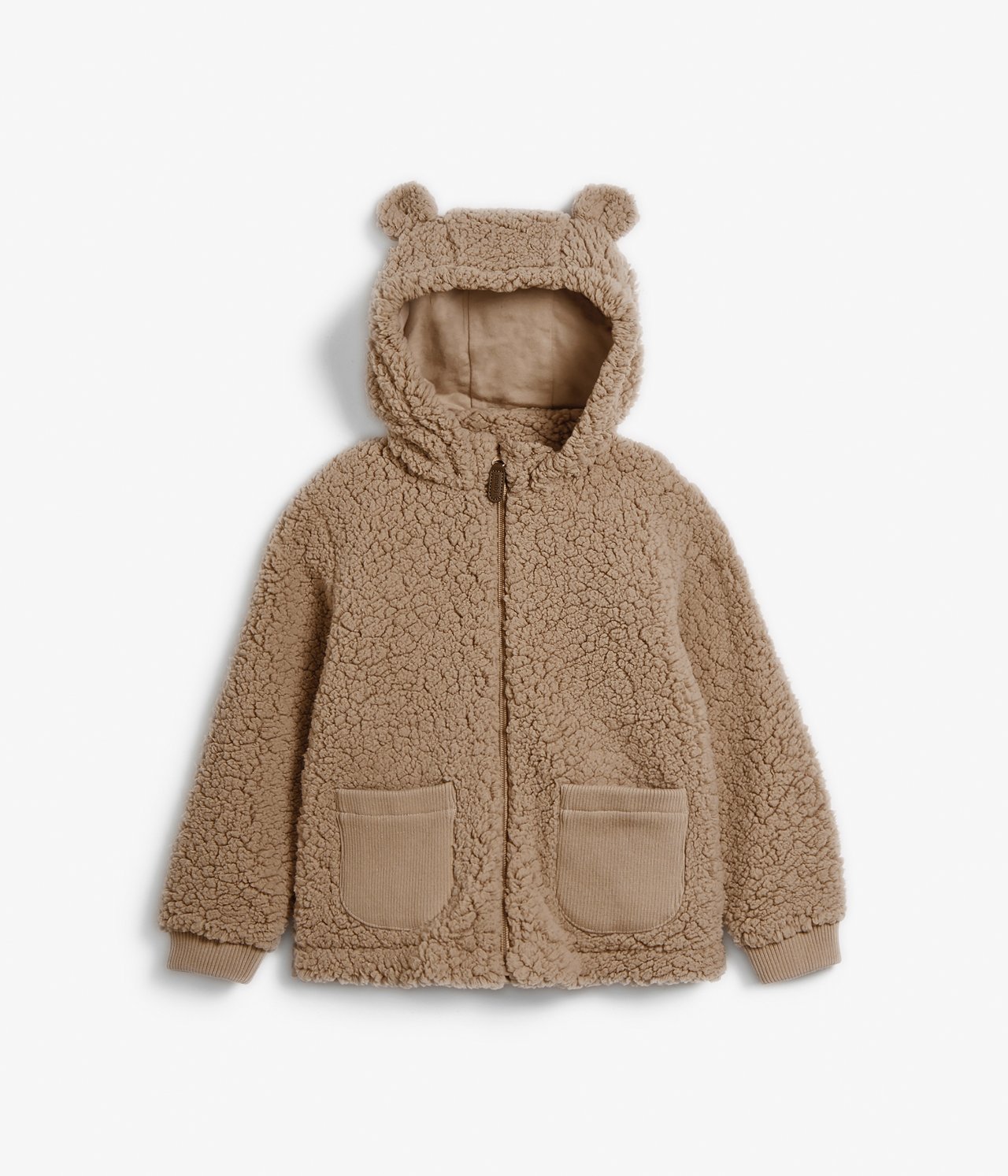 Teddy jacket - Brown - 4