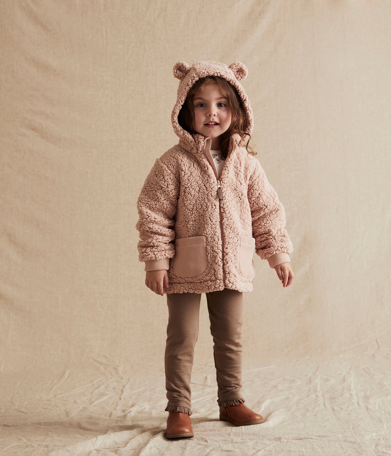 Teddyjacke - Hellrosa - 2