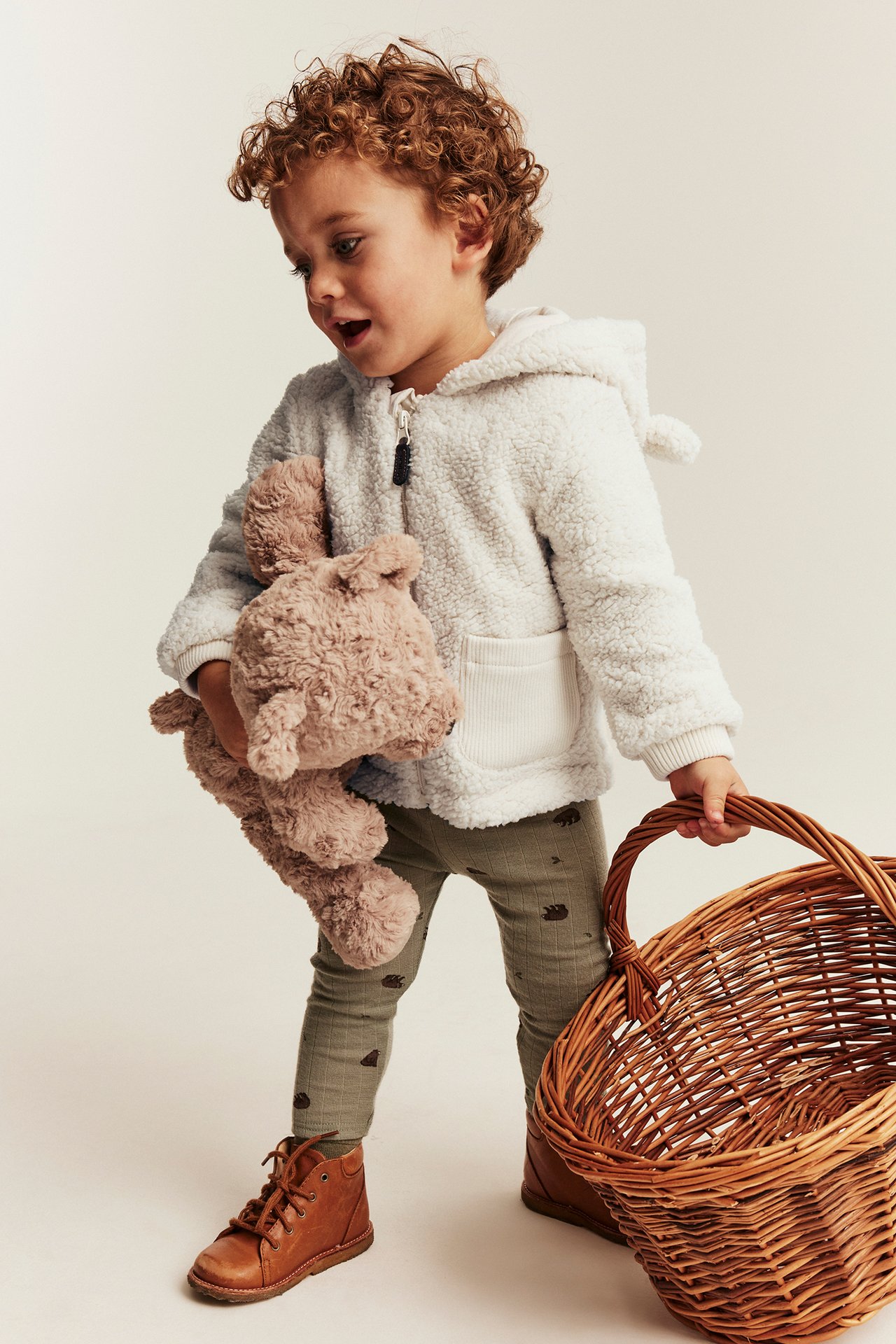 Teddy fur jacket - White - 3