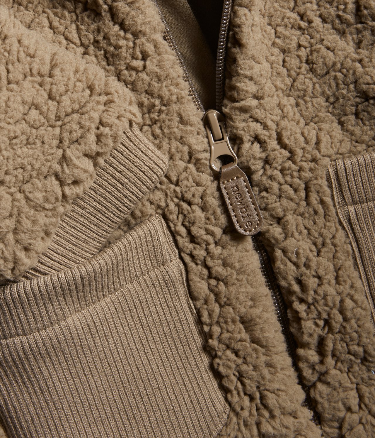 Teddy fur jacket - Brown - 4