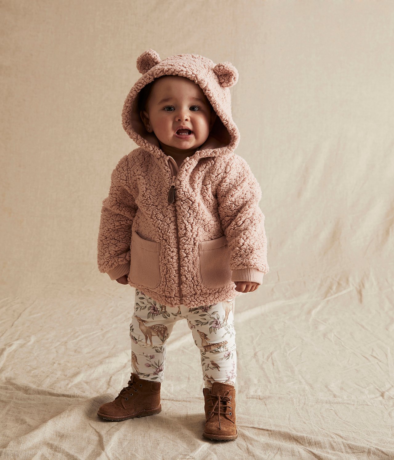 Teddy-Jacke - Hellrosa - 3