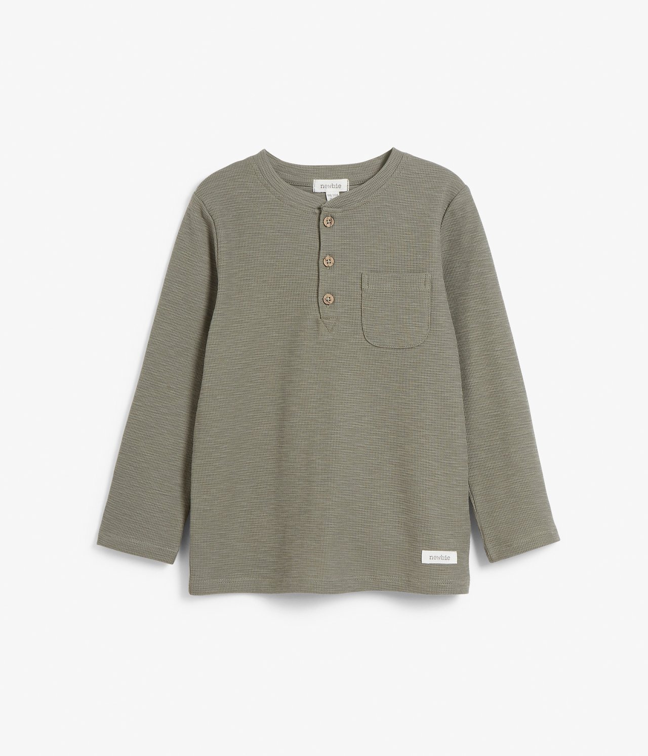 Grandfather-Shirt - Dunkelgrün - 2