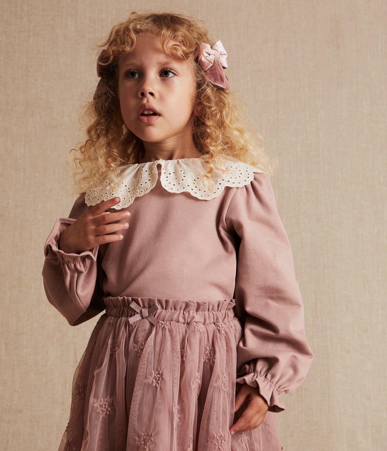 Baby & kids pink tulle skirt - Rosa - 2
