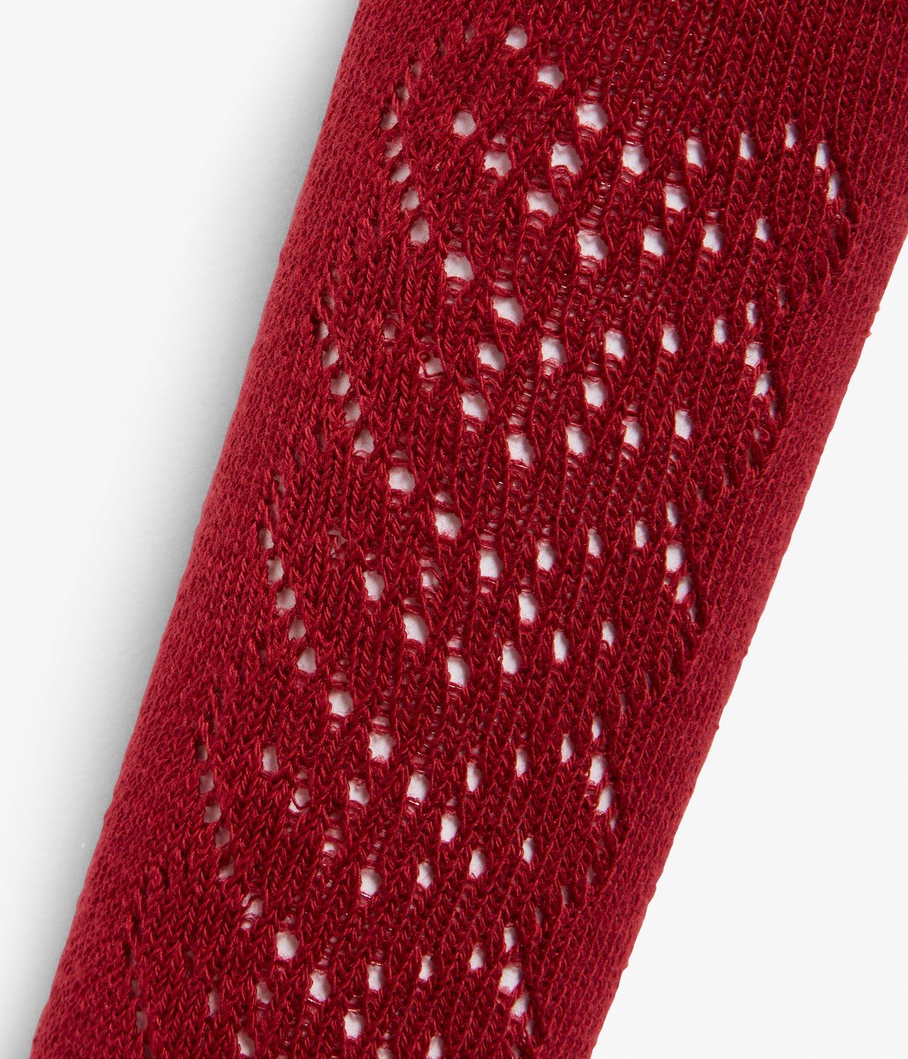 Baby red heart-patterned tights - Rot - 1