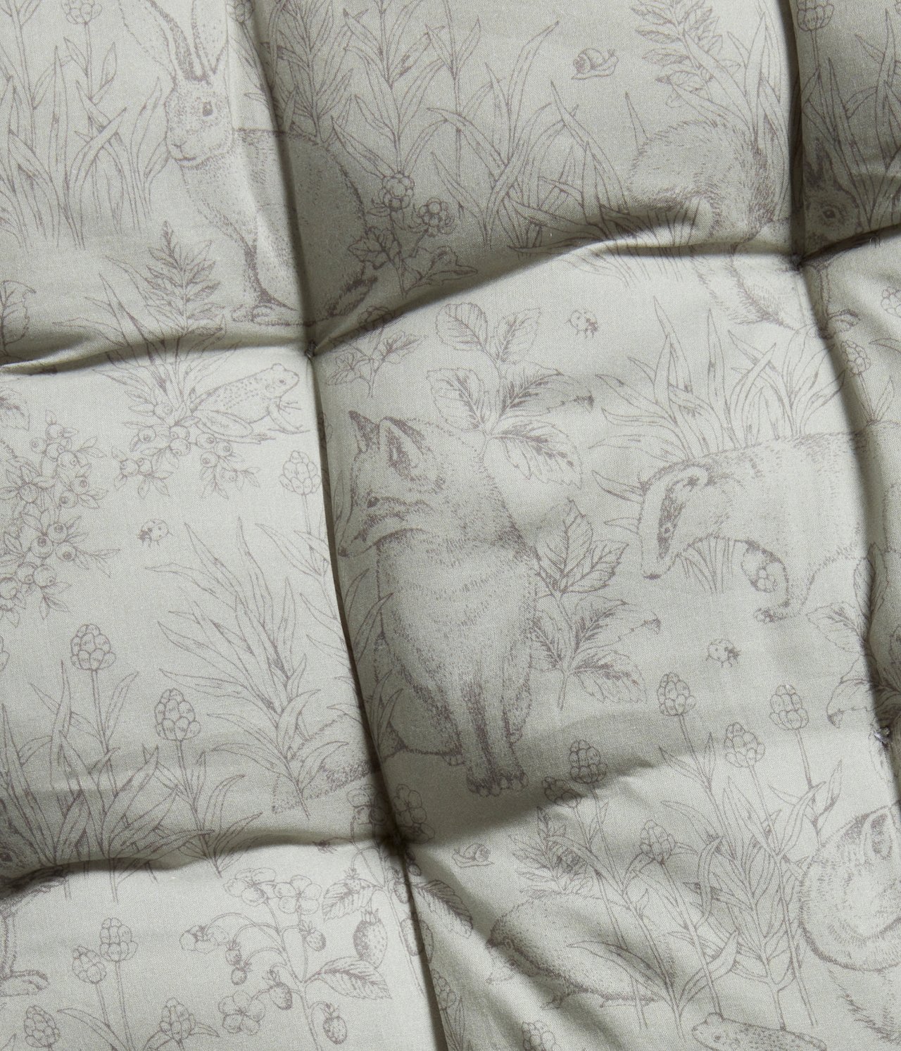 Animal print floor cushion - Dark green - 3
