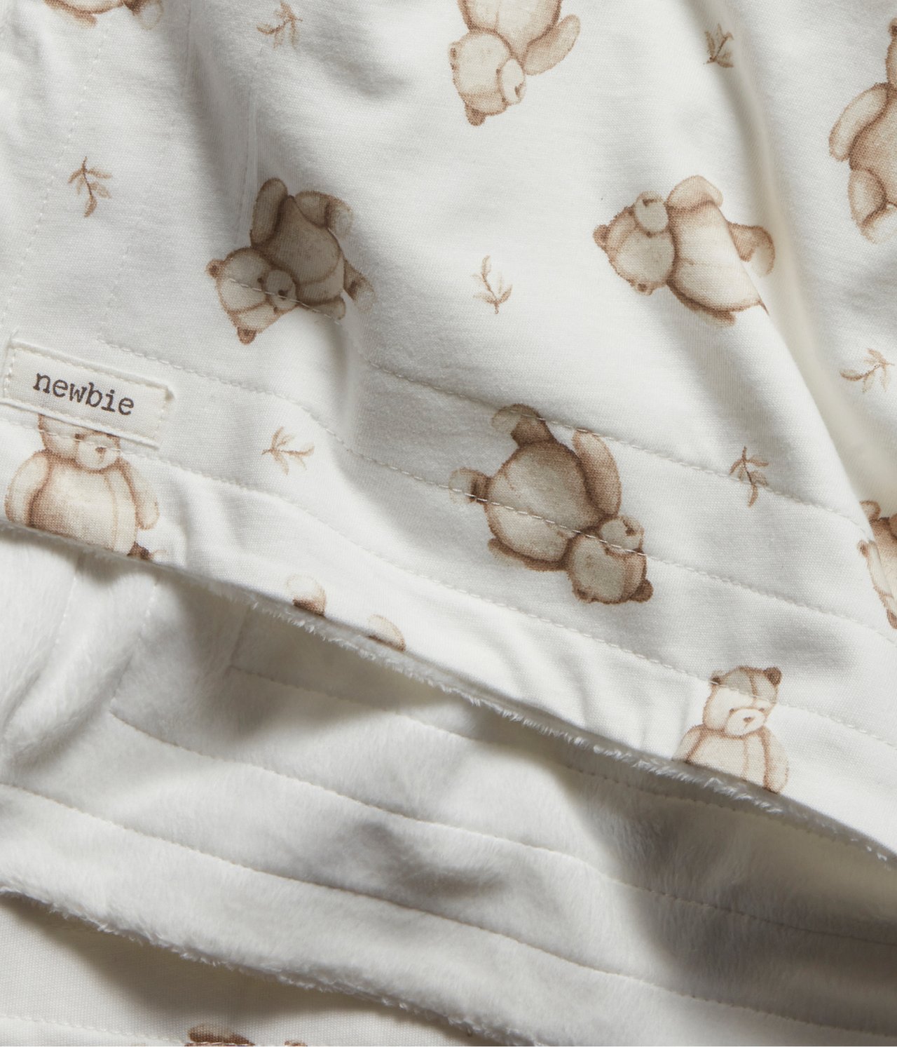 Teddy blanket - Off-white - 1