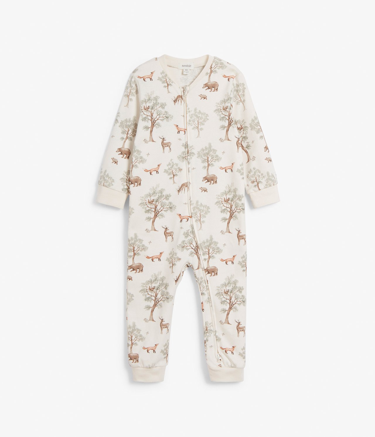 Animal patterned sleepsuit