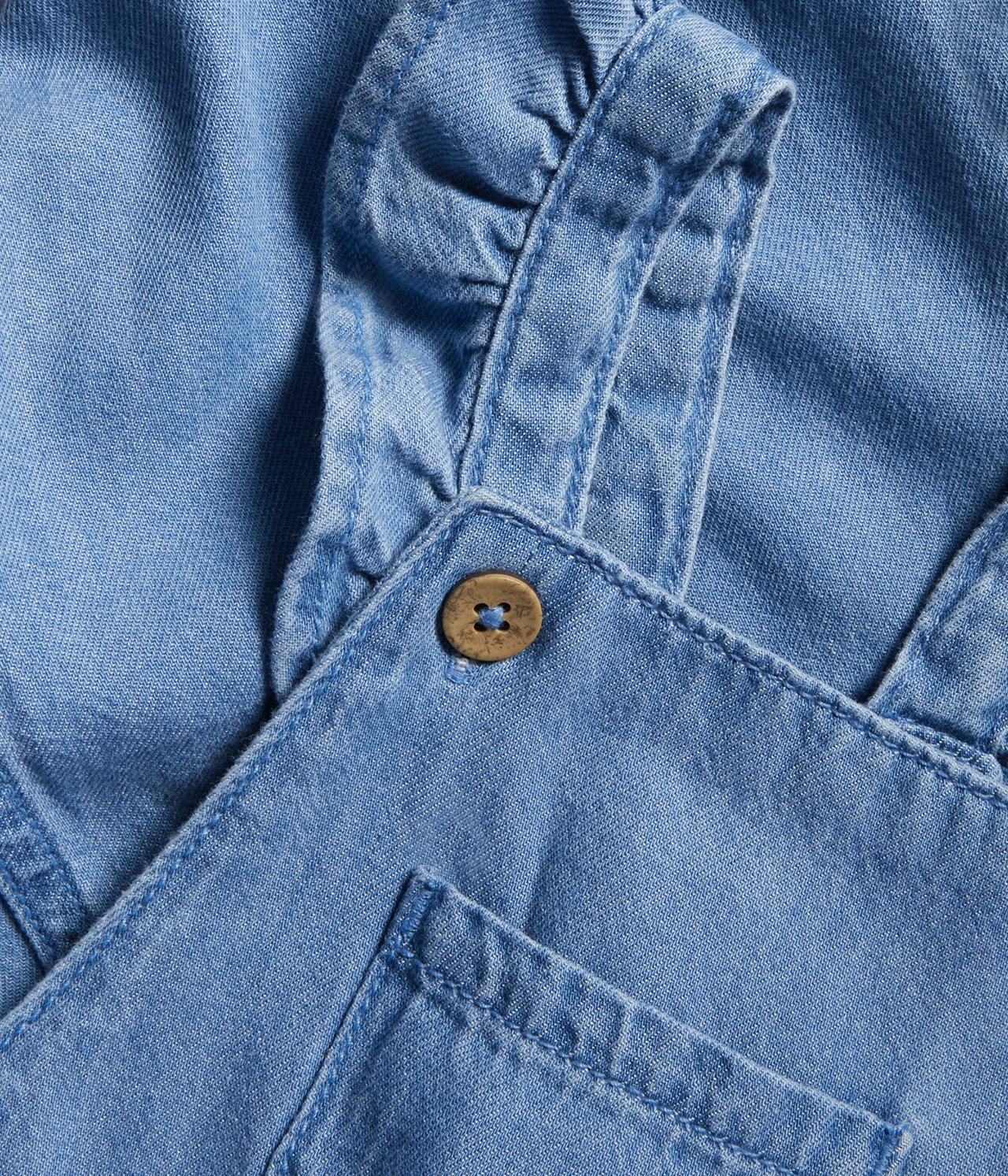 Latzhose - Hellblauer Denim - 3