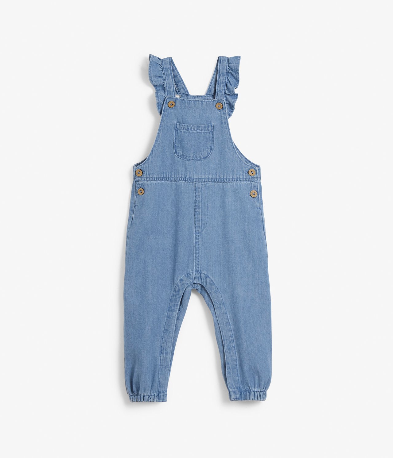 Latzhose - Hellblauer Denim - 4