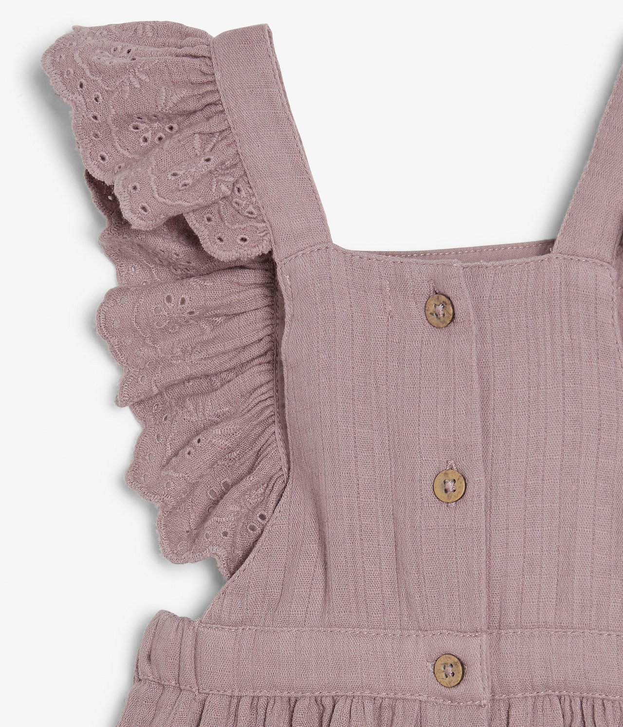Baby lilac pinafore dress - Purple - 6