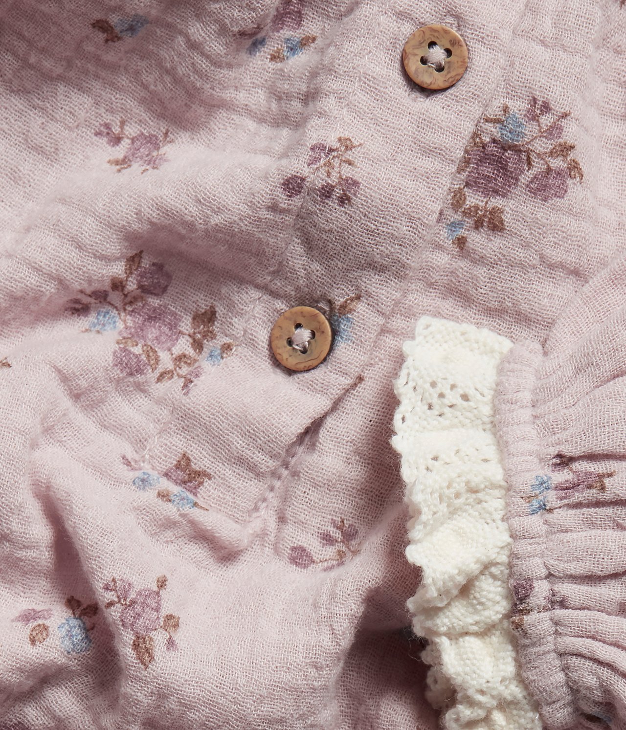 Baby pink floral blouse - Pink - 3