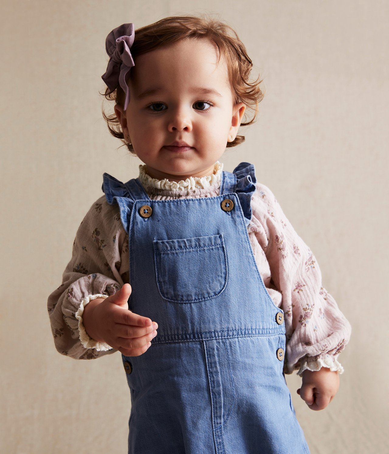 Baby pink floral blouse - Pink - 1