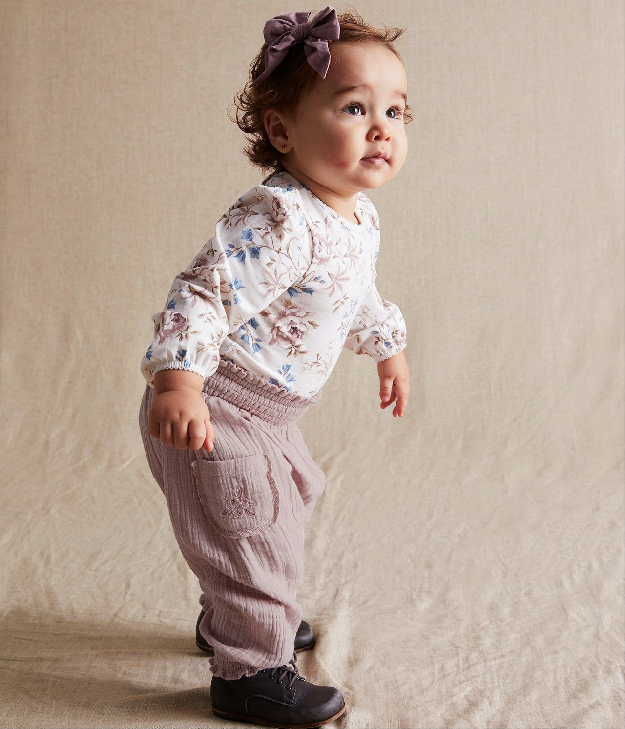 Baby pink harem pants - Rosa - 4