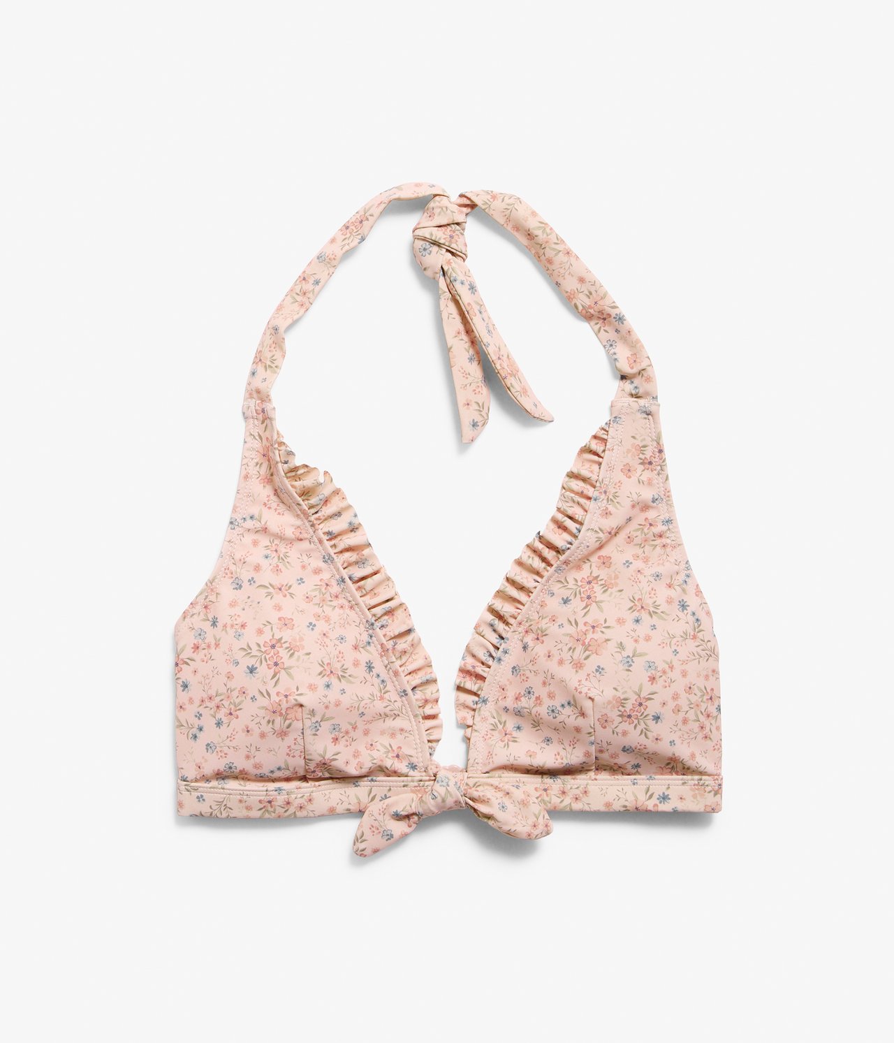 Bikinioberteil mit Blumenmuster für Damen - Hellrosa - 7