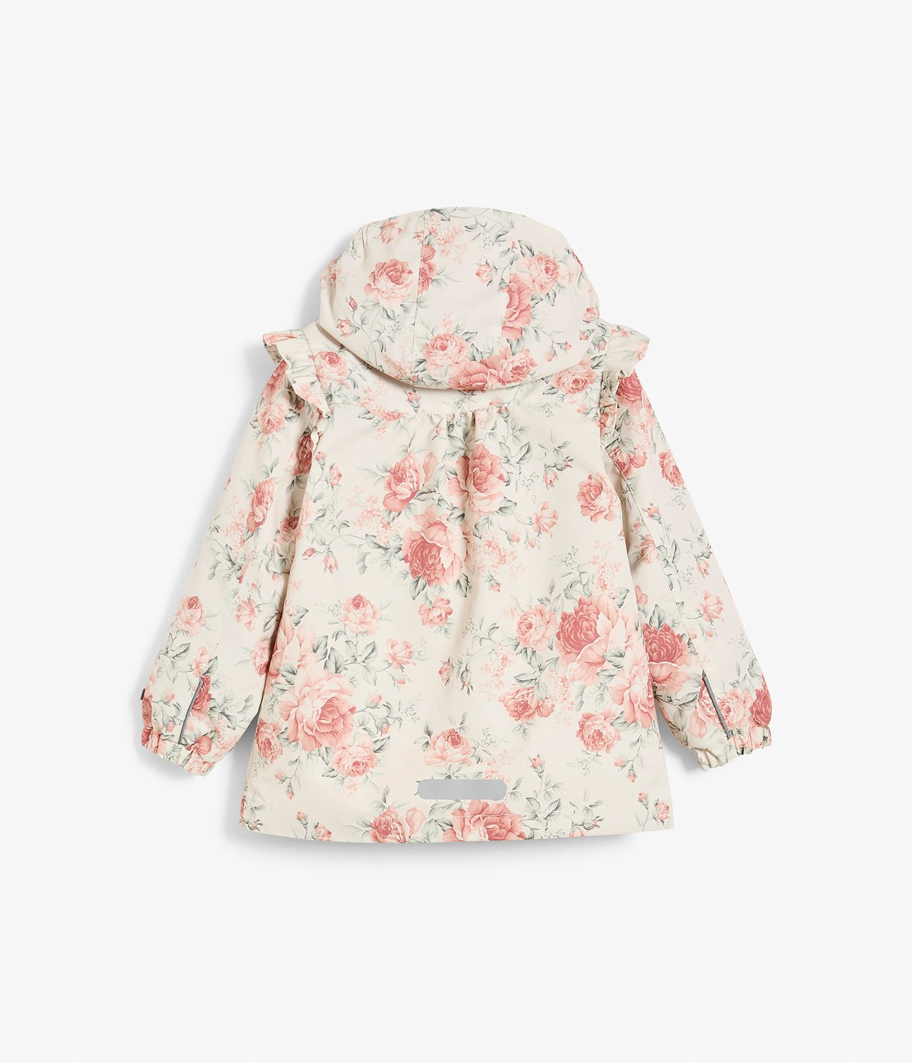 Jacke mit Rosenmuster - Hellbeige - 9