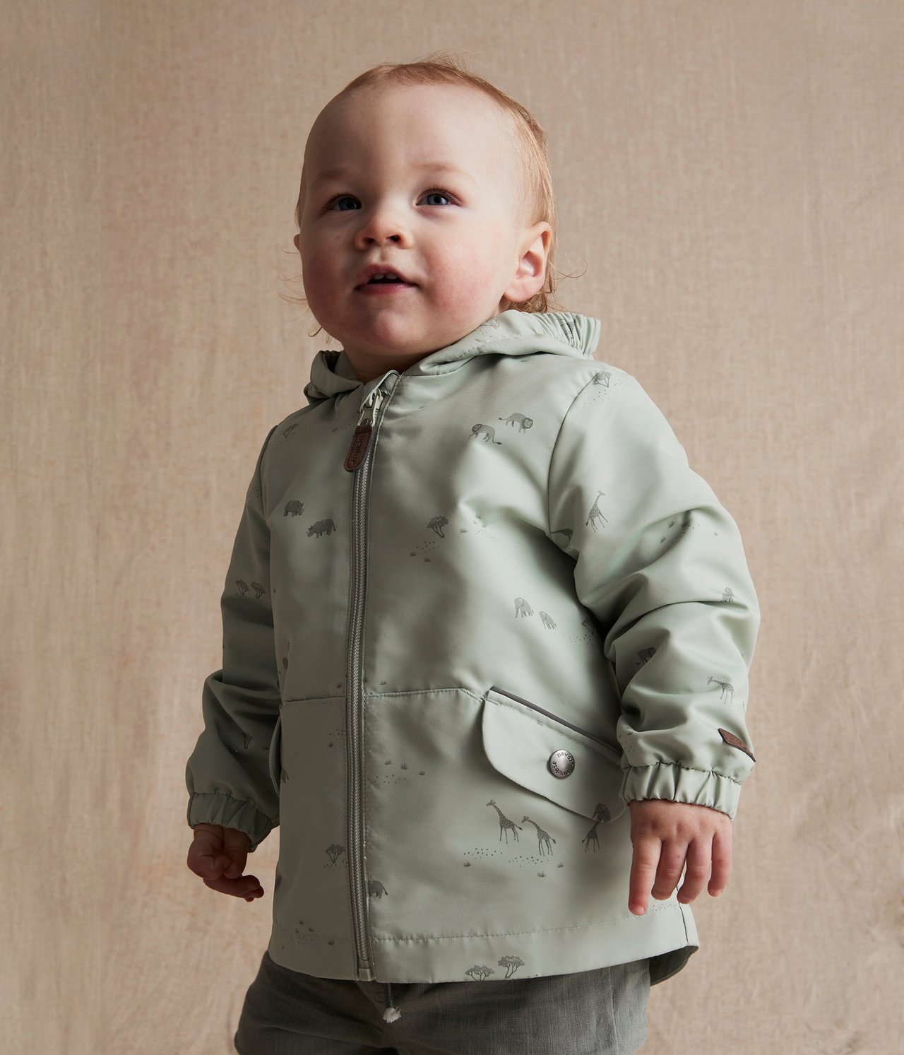 Jacke mit Safarimuster - Grün - 2
