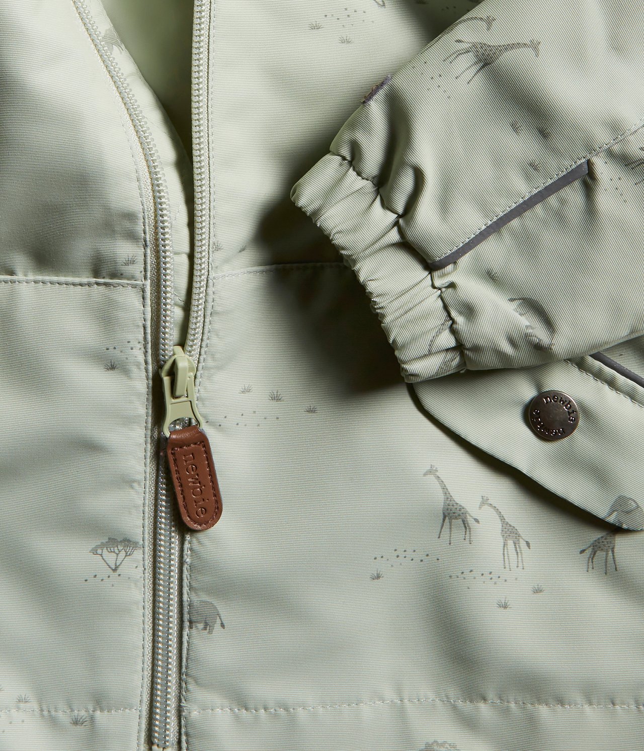 Jacke mit Safarimuster - Grün - 4