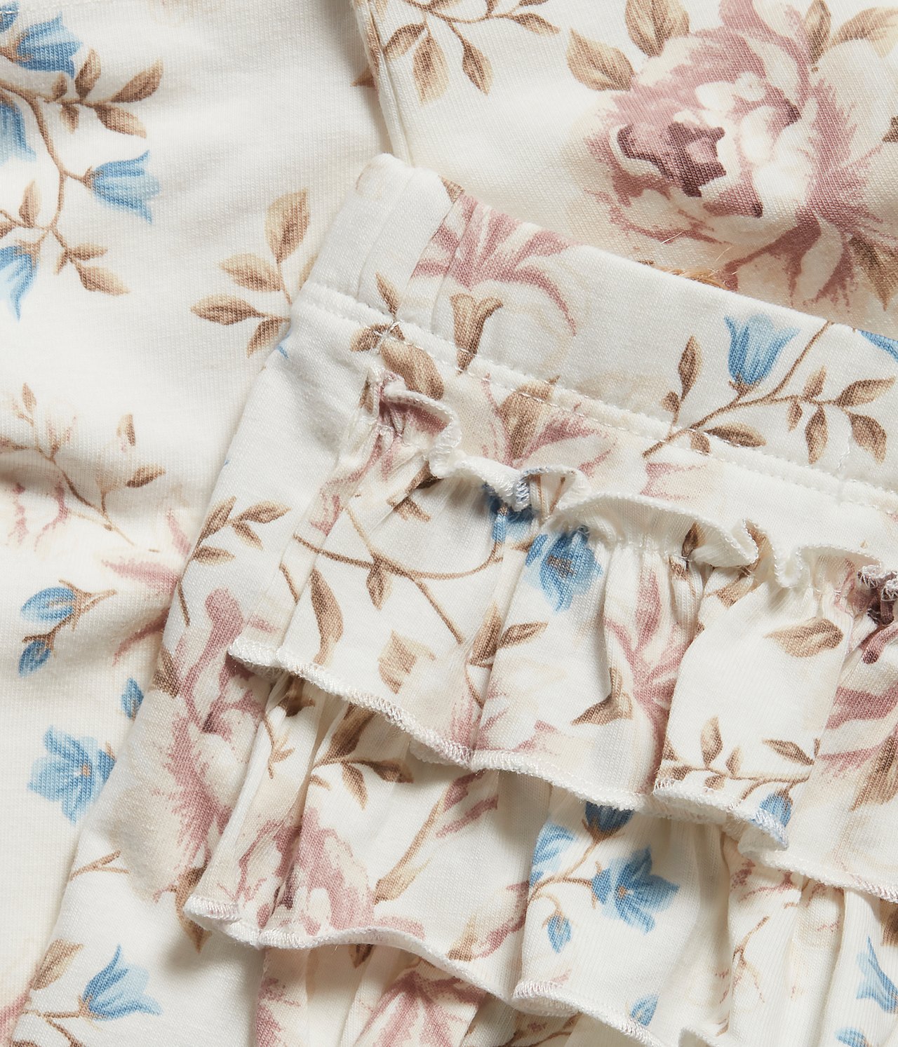 Baby white floral leggings - Naturweiß - 1