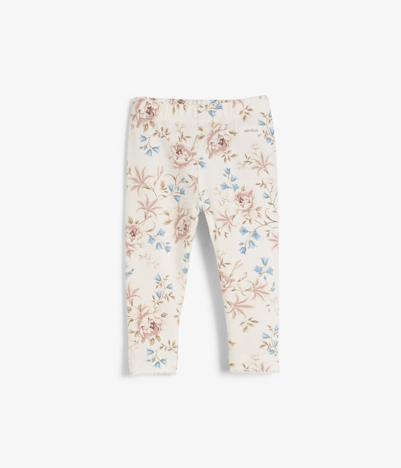 Baby white floral leggings - Naturweiß - 3