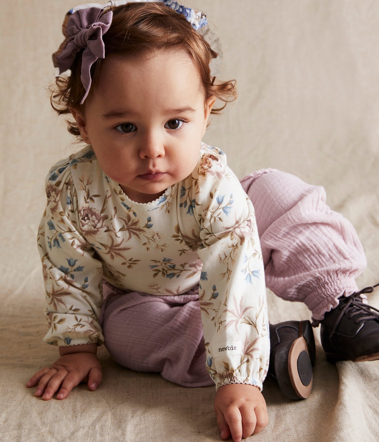 Baby white floral body - Naturweiß - 1