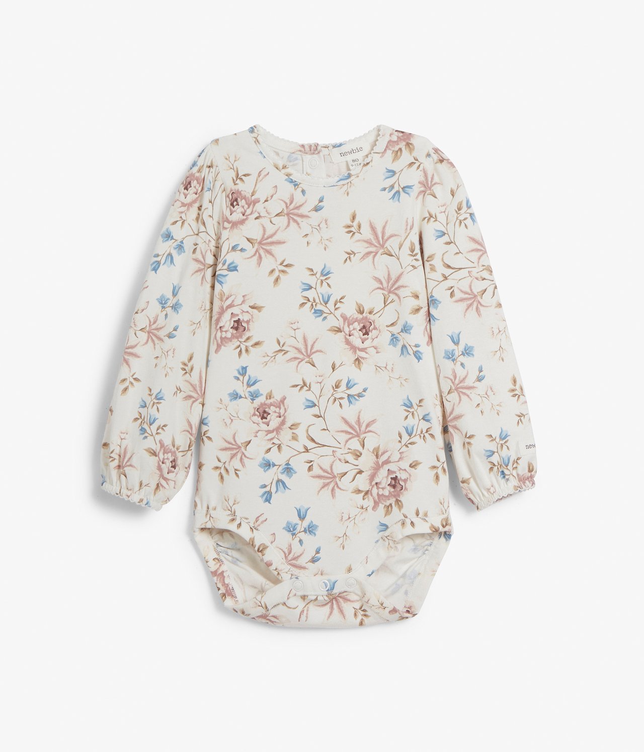 Baby white floral body - Naturweiß - 4