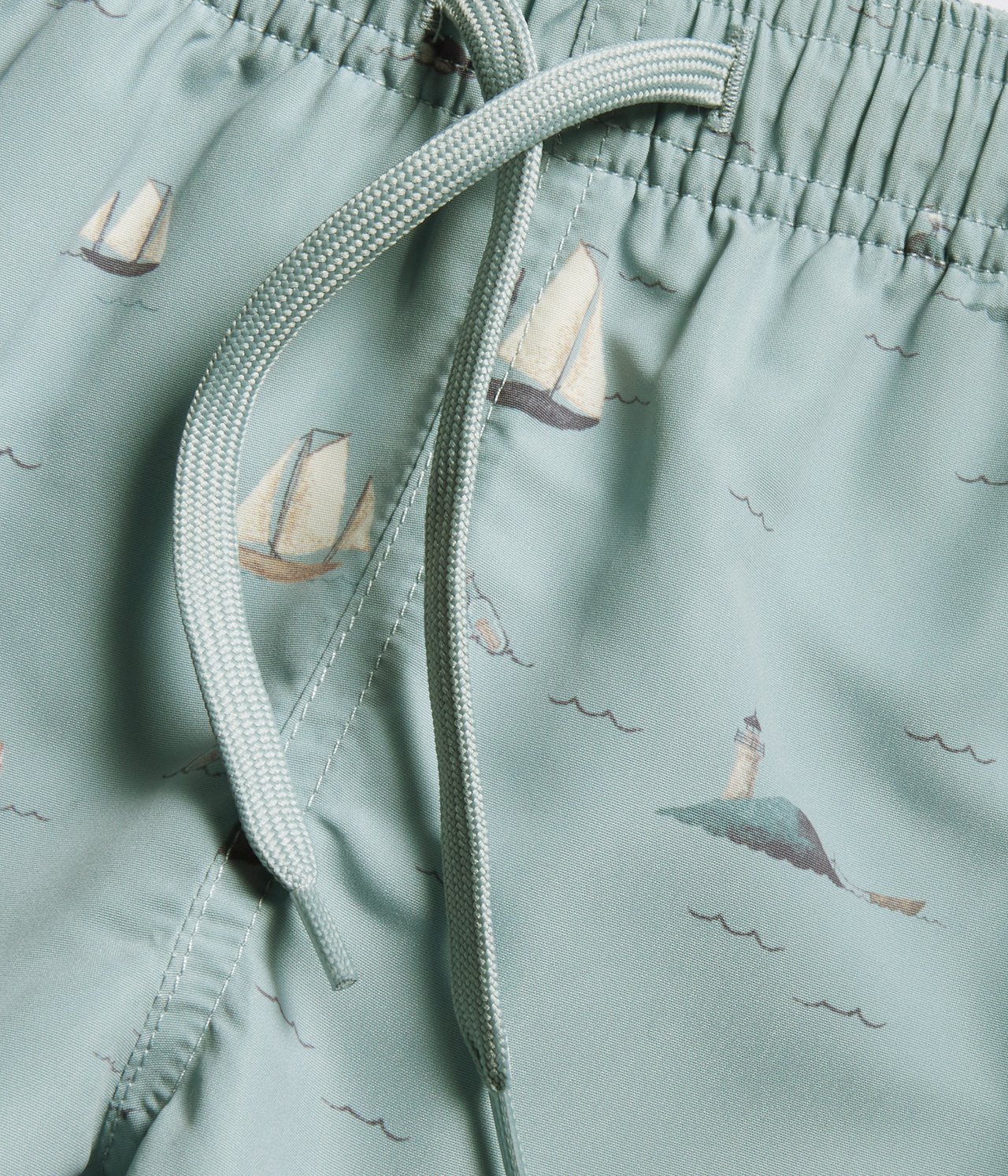 Boat swimming shorts - Blue - 1