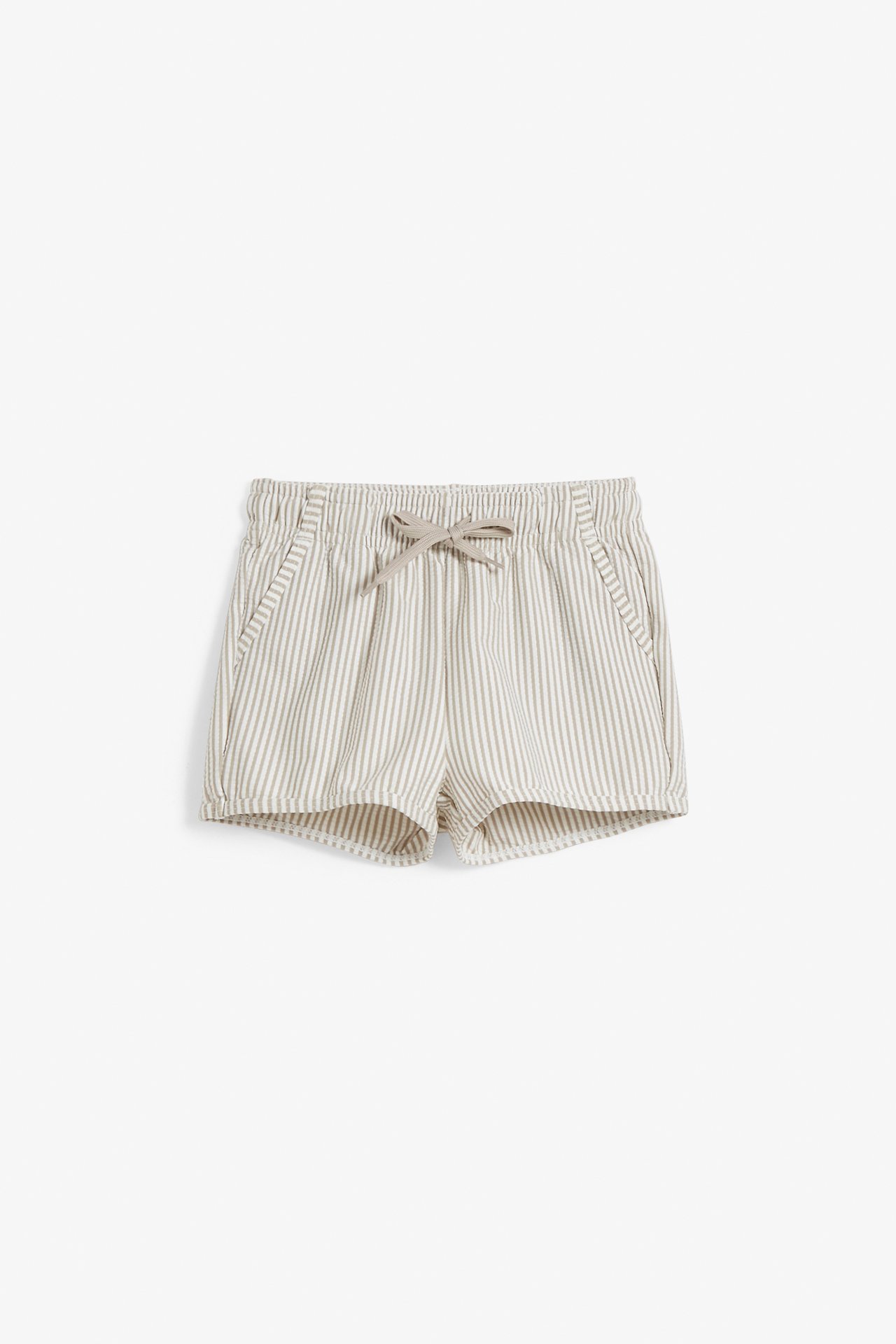 Striped swim trunks - Beige - 2