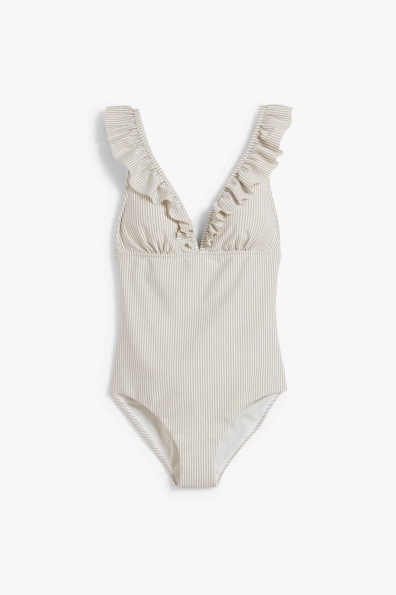 Women's striped swimsuit