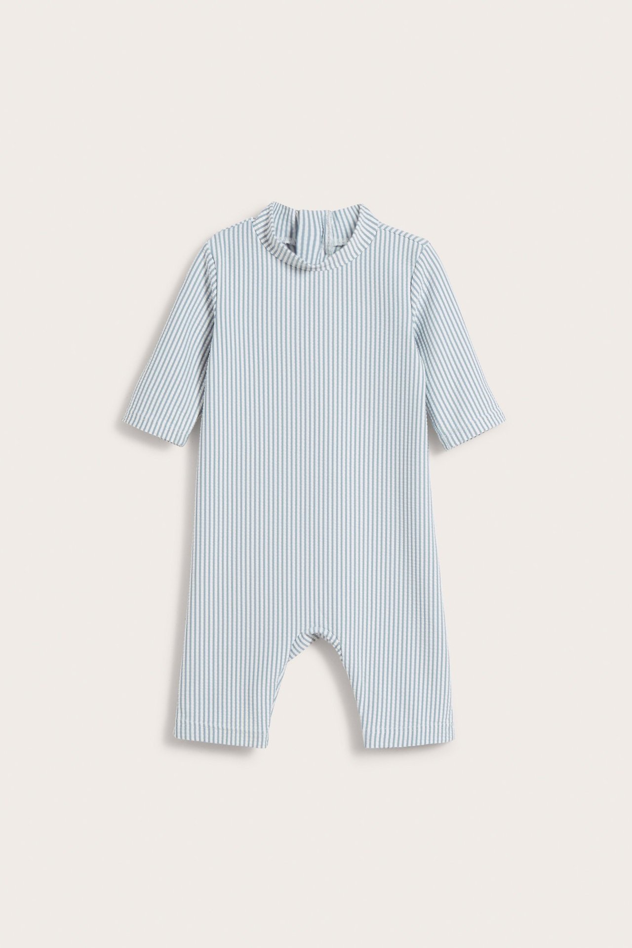 Striped UV suit - Blue - 1